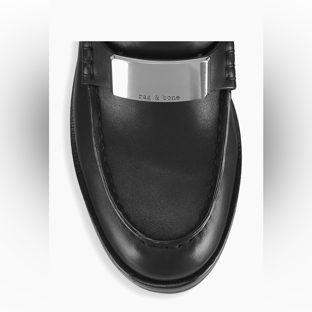 Rag & Bone ICONS Canter Leather Loafers - 37, 6.5-7 - Picture 2 of 10